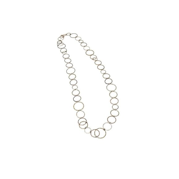 RLM Studio Brass Gold Copper Circle Necklace Multi Sized Hoops 925 NWT - Picture 4 of 5